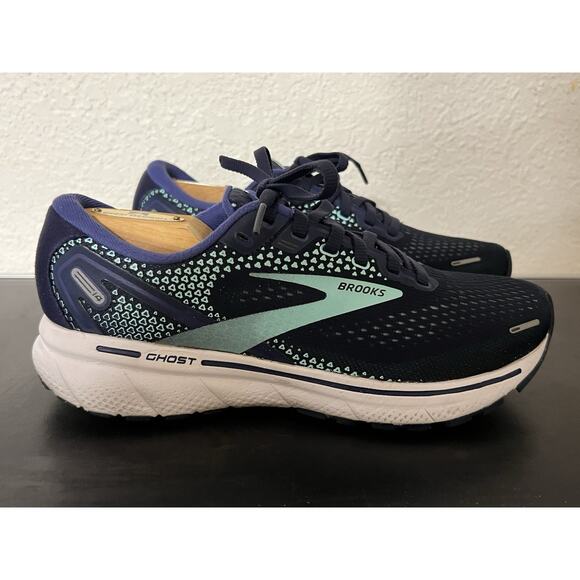 brooks ghost 14 womens size 8 shoes blue athletic running sneakers - Picture 2 of 10